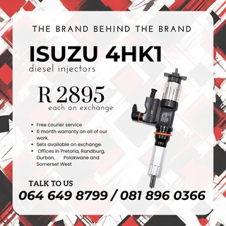 Isuzu 4hk1 Diesel Injectors For Sale On Exchange