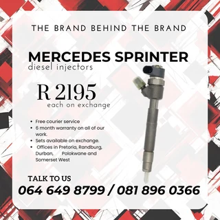 Mercedes Benz Sprinter Diesel Injectors For Sale On Exchange