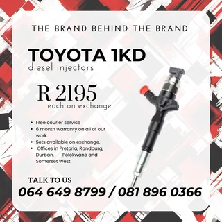 Toyota 1kd Diesel Injectors For Sale On Exchange