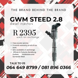 Gwm Steed 2.8 Dieselinjectors For Sale On Exchange