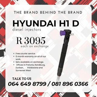 Hyundai H1 Delphi Diesel Injectors For Sale On Exchange