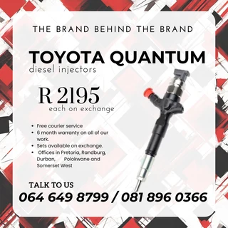 Toyota Quantum Diesel Injectors For Sale On Exchange