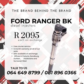 Ford Ranger T6 Bk Diesel Injectors For Sale On Exchange