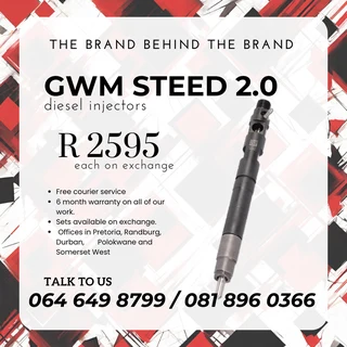 Gwm Steed 2.0 Diesel Injectors For Sale On Exchange