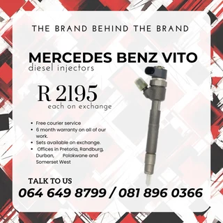 Mercedes Benz Vito Diesel Injectors For Sale On Exchange