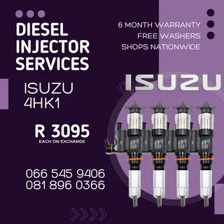 Isuzu 4hk1 Diesel Injectors For Sale On Exchange