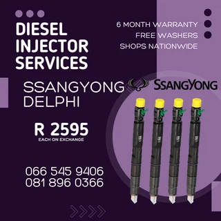 Ssangyong 2l Diesel Injectors For Sale On Exchange