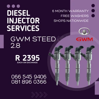Gwm Steed 2.8 Diesel Injectors For Sale On Exchange