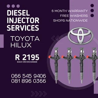 Toyota Hilux Diesel Injectors For Sale On Exchange