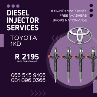 Toyota 1kd Diesel Injectors For Sale On Exchange