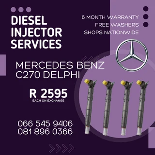 Mercedes Benz C270 Delphi Diesel Injectors For Sale On Exchange