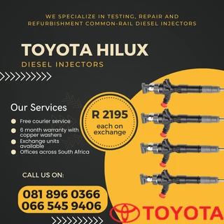 Toyota Hilux Diesel Injectors For Sale On Exchange
