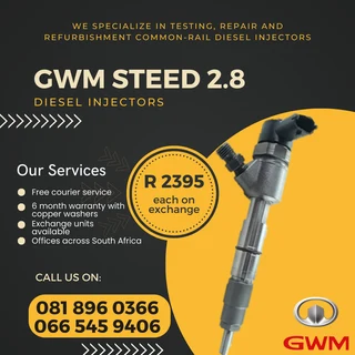 Gwm Steed 2.8 Diesel Injectors For Sale On Exchange