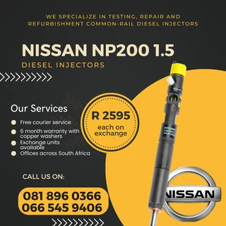 Nissan Np200 Diesel Injectors For Sale On Exchange