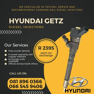 Hyundai Getz Diesel Injectors For Sale On Exchange
