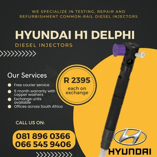 Hyundai H1 Delphi Diesel Injectors For Sale On Exchange