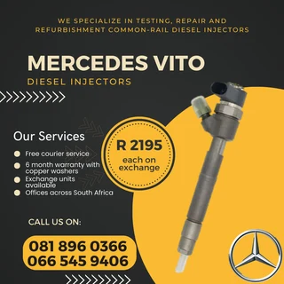 Mercedes Benz Vito Diesel Injectors For Sale On Exchange