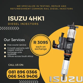 Isuzu 4hk1 Diesel Injectors For Sale On Exchange