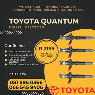 Toyota Quantum Diesel Injectors For Sale On Exchange
