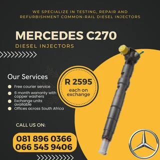 Mercedes Benz C270 Delphi Diesel Injectors For Sale On Exchange