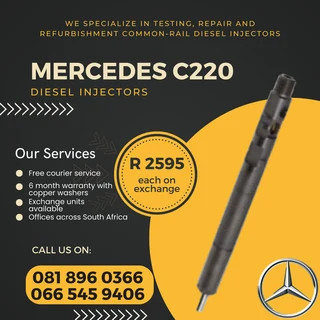 Mercedes Benz C220 Delphi Diesel Injectors For Sale On Exchange