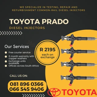 Toyota Prado Diesel Injectors For Sale On Exchange