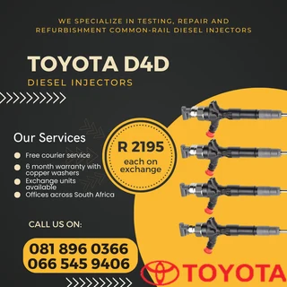 Toyota D4d Diesel Injectors For Sale On Exchange