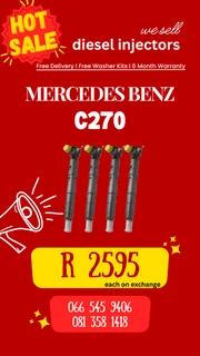 Mercedes Benz C270 Delphi Diesel Injectors For Sale On Exchange