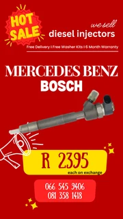 Mercedes C270 Bosch Diesel Injectors For Sale On Exchange