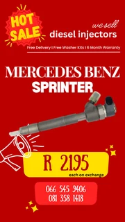 Mercedes Benz Sprinter Diesel Injectors For Sale On Exchange