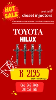 Toyota Hilux Diesel Injectors For Sale On Exchange