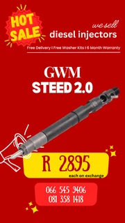 Gwm Steed 2.0 Diesel Injectors For Sale On Exchange