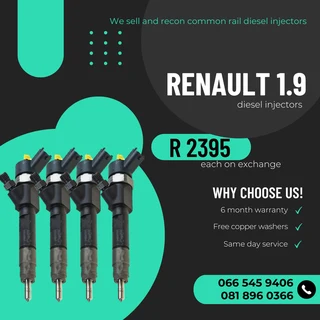 Renault 1.9 Diesel Injectors For Sale On Exchange