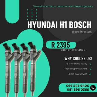 Hyundai H1 Bosch Diesel Injectors For Sale On Exchange