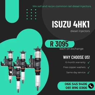 Isuzu 4hk1 Diesel Injectors For Sale On Exchange