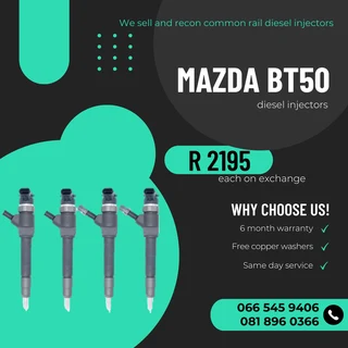 Mazda Bt50 Diesel Injectors For Sale On Exchange