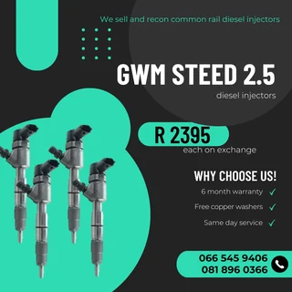 Gwm Steed 2.5 Diesel Injectors For Sale On Exchange
