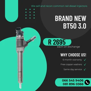 Bt50 Diesel Injectors For Sale On Exchange - Brand New