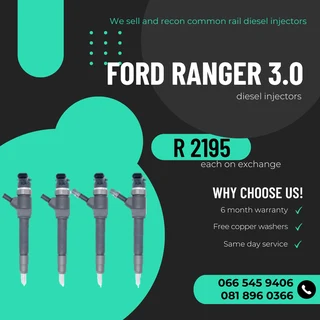 Ford Ranger 3.0 Tdci Diesel Injectors For Sale On Exchange
