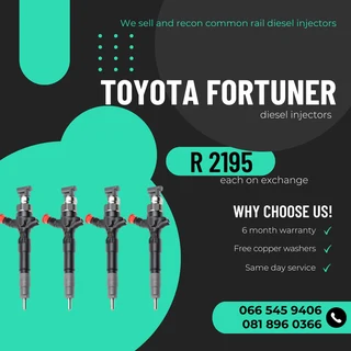 Toyota Fortuner Diesel Injectors For Sale On Exchange
