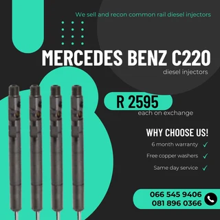 Mercedes Benz C220 Delphi Diesel Injectors For Sale On Exchange