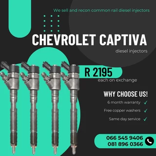 Chevrolet Captiva Diesel Injectors For Sale On Exchange