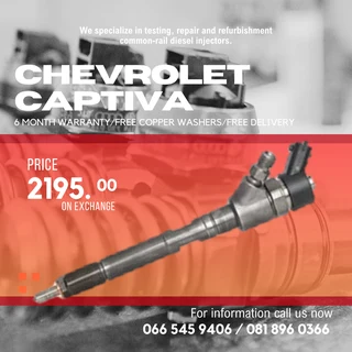 Chevrolet Captiva Diesel Injectors For Sale On Exchange