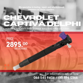 Chevrolet Captiva Delphi Diesel Injectors For Sale On Exchange With Warranty