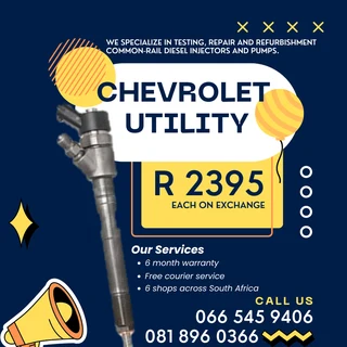 Chevrolet Utility Diesel Injectors With Warranty