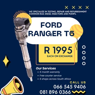 Ford Ranger 2.2 Bk Diesel Injectors With Warranty