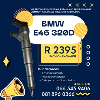 Bmw E46 320d Diesel Injectors With Warranty
