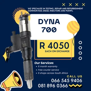 Dyna 700 Diesel Injectors With Warranty