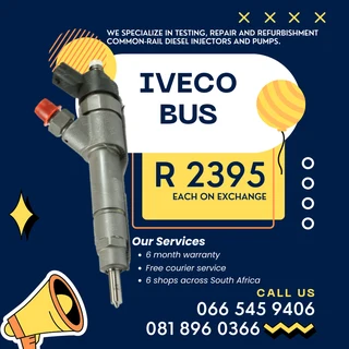 Iveco Diesel Injectors With Warranty