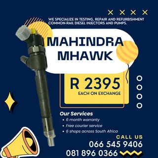 Mahindra Mhawk Diesel Injectors With Warranty